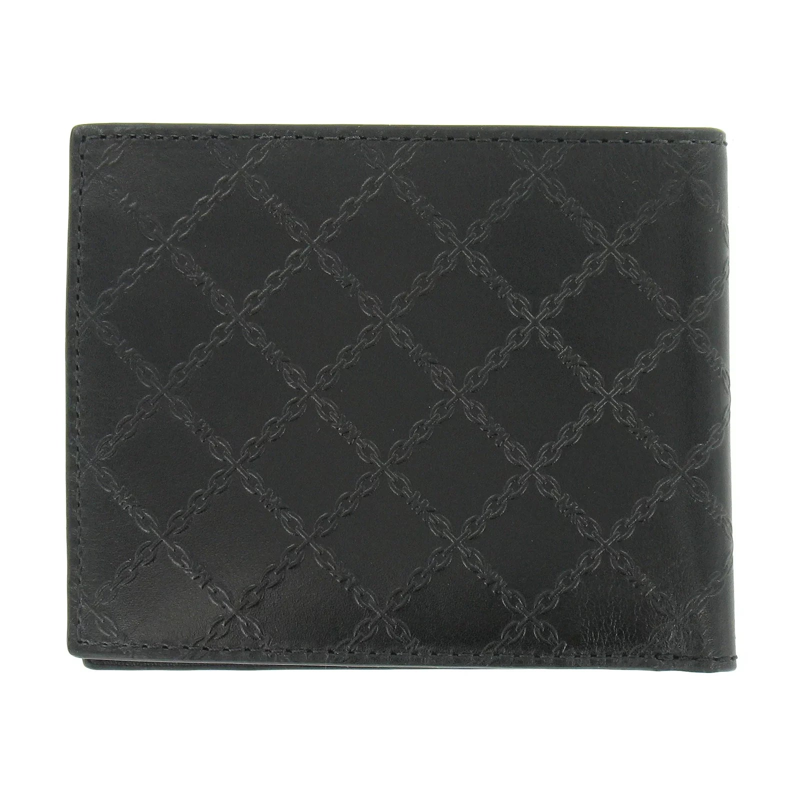 Michael Kors Andy Gentlemen Leatehr 2 Slim Billfold Bi-Fold Wallet Dark