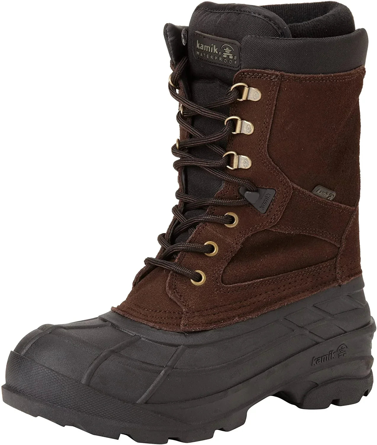 Kamik Gentlemen Nationplus Boot (9.5 D(M) US, Dark Brown)