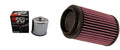 K&N Air and Oil Filter Chrome Kit for ATV/UTV POLARIS Xpedition 325 2000-2001