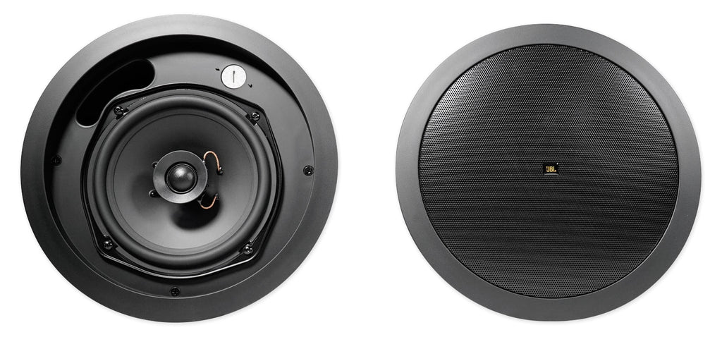 4) JBL 5.25" Ebony Commercial Wall+6.5" Ceiling Speakers+Amp Restaurant/Cafe/Bar