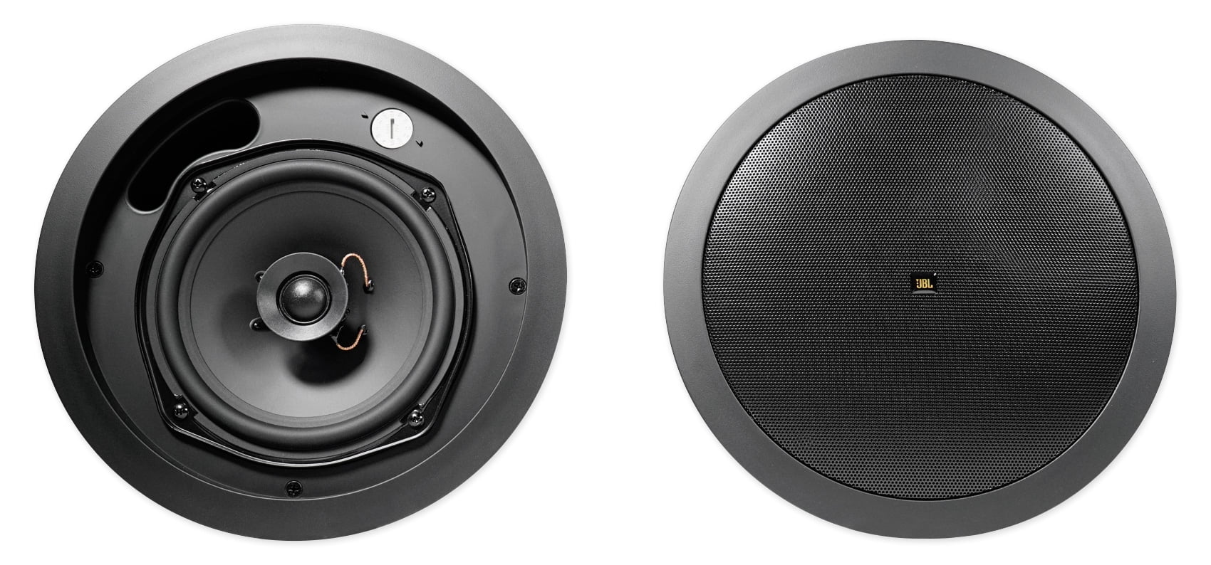 4) JBL 5.25" Ebony Commercial Wall+6.5" Ceiling Speakers+Amp Restaurant/Cafe/Bar