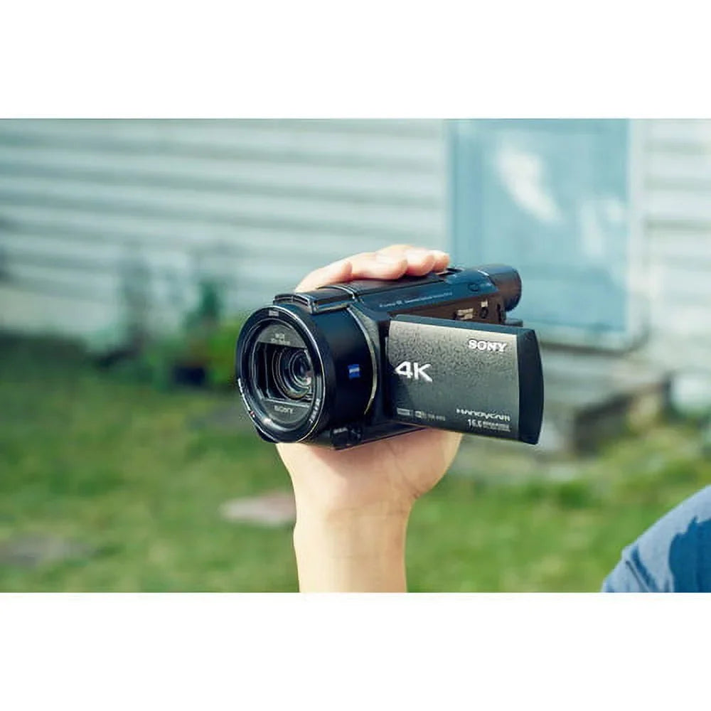 Sony FDR-AX53 4K Ultra HD Handycam Camcorder. Cinematographer Bundle