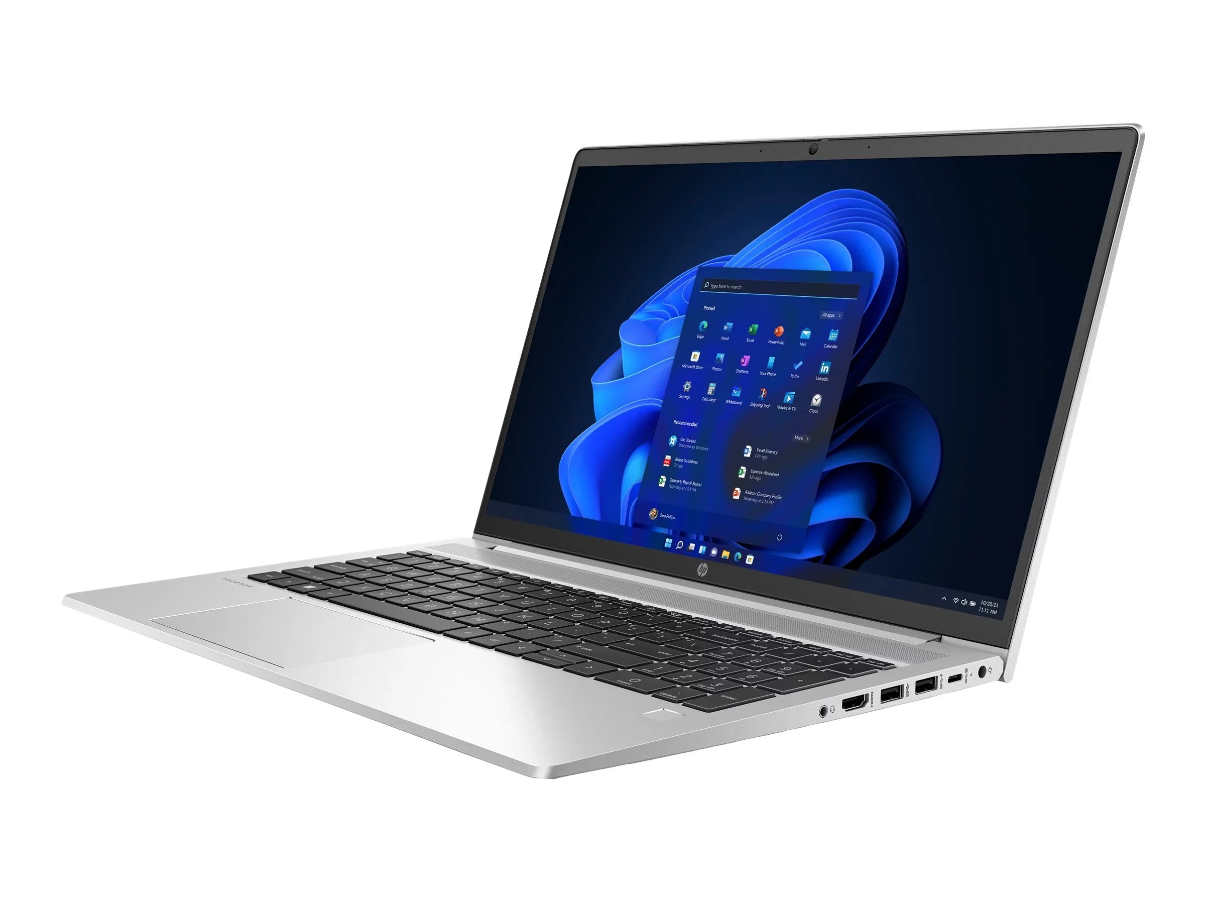 HP ProBook 15.6" Full HD Laptop, Intel Core i7 i7-1165G7, 256GB SSD, Windows 11 Pro