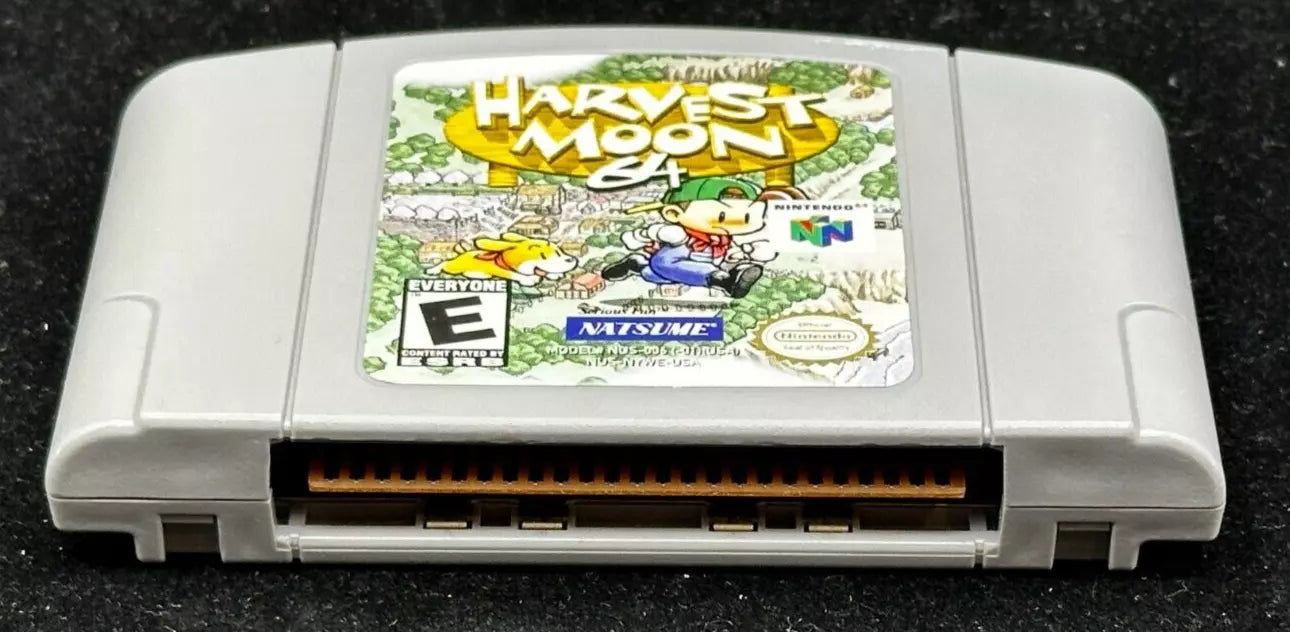 Harvest Moon 64 Final Point 64 N64 Cassette Genuine Only NATSUME-