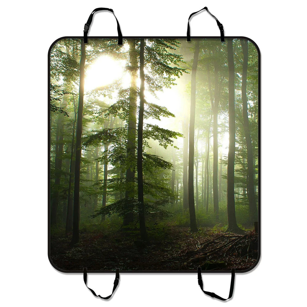 GCKG Sunshine Forest Pet Car Seat Cover Dog Car Seat Mat Hammock Cargo Mat Trunk Mat For Cars Trucks and SUV 54x60 inches