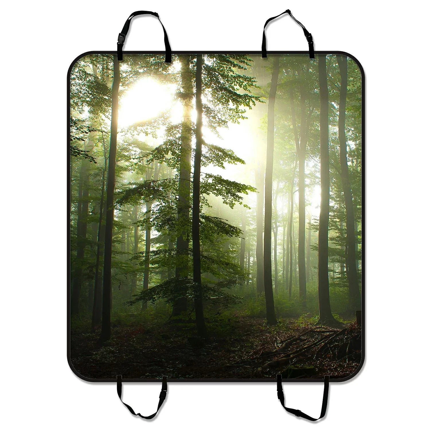 GCKG Sunshine Forest Pet Car Seat Cover Dog Car Seat Mat Hammock Cargo Mat Trunk Mat For Cars Trucks and SUV 54x60 inches