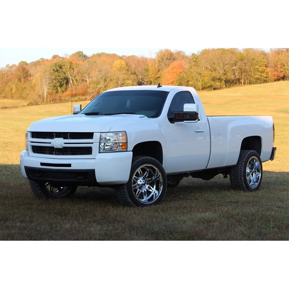 Power Heated Smoke Turn Lamp+Backup Base Tow Mirror For 07-13 Silverado Sierra Fits select: 2007-2014 CHEVROLET SILVERADO, 2007-2013 CHEVROLET TAHOE