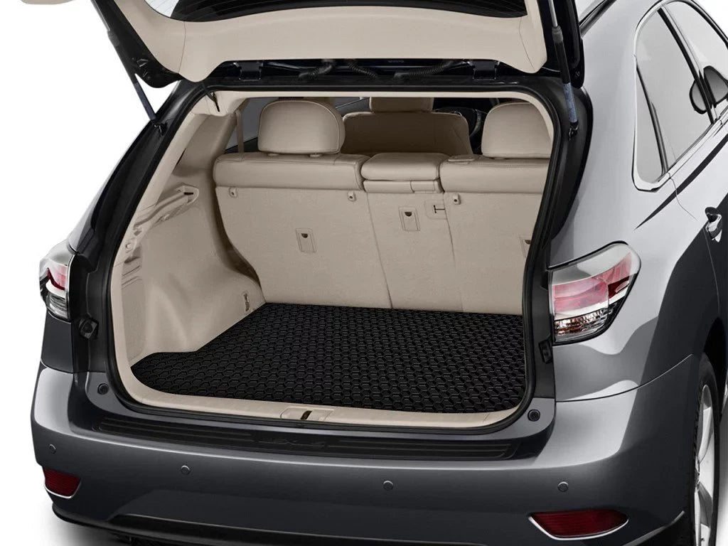 ToughPRO - Trunk Mat Compatible with Nissan Murano - All Weather Heavy Duty (Made in USA) - Midnight Rubber - 2019