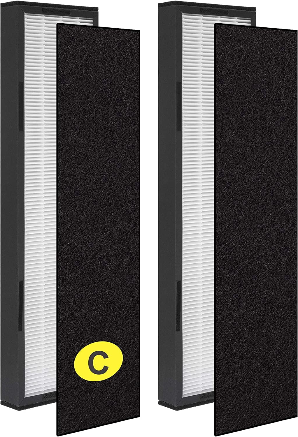 2 X Air Purifier Filter C FLT5000 HEPA Individuals Filter C for Germ Guardian Air Purifiers Models AC5000, AC5000E, AC5250PT, AC5350B, AC5350BCA, AC5350W, AC5300B Home Air Purifier Parts & Accessories