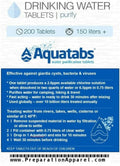 Aquatabs Water Purification Tablets 200-Tablet Package