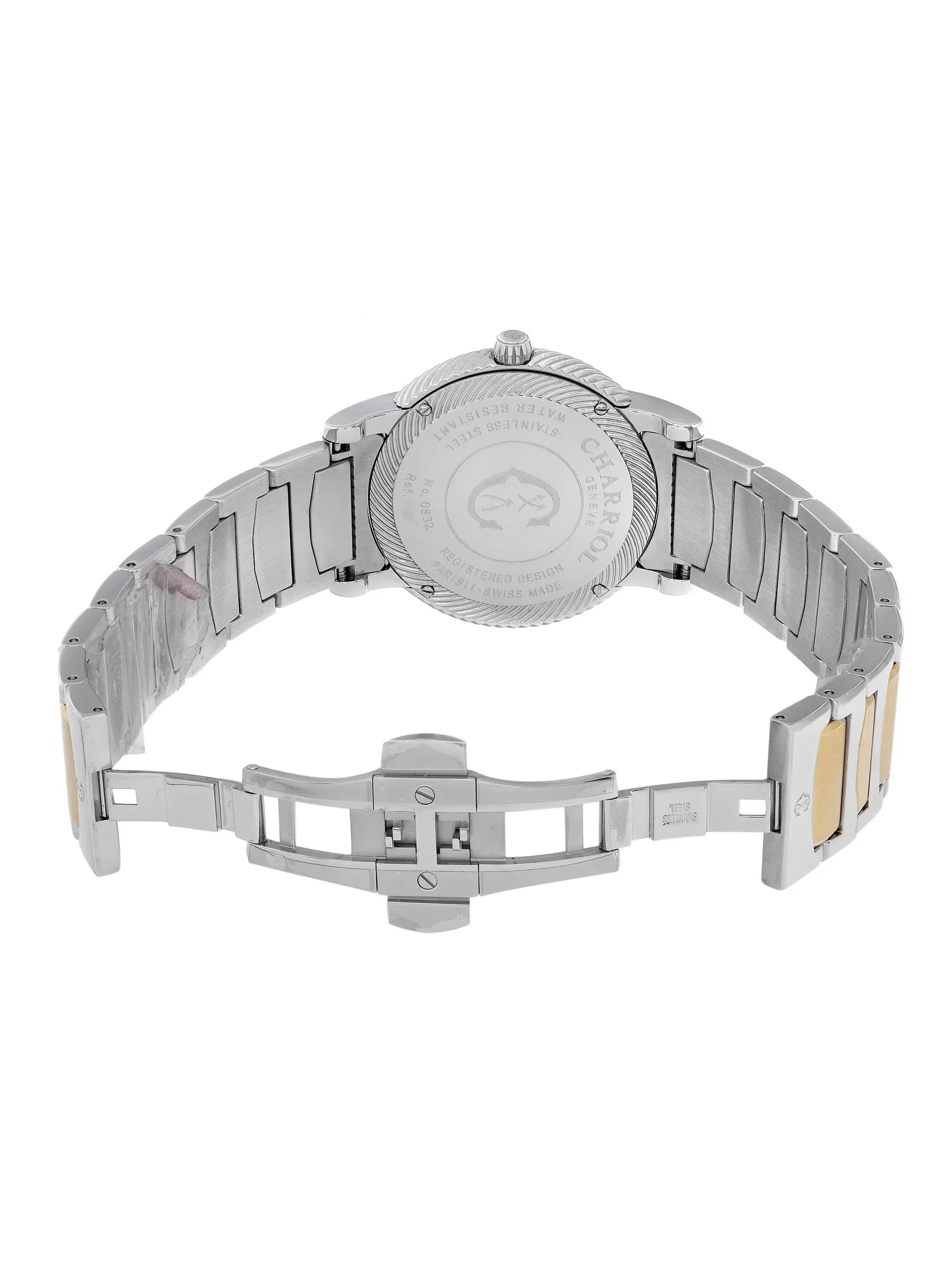 New Charriol Parisii 40mm Steel Silver Interface Gemstone Individuals Watch P40SY2.931.001