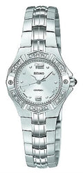 Seiko People SXGN25 Coutura Diamond Silver-Tone Watch