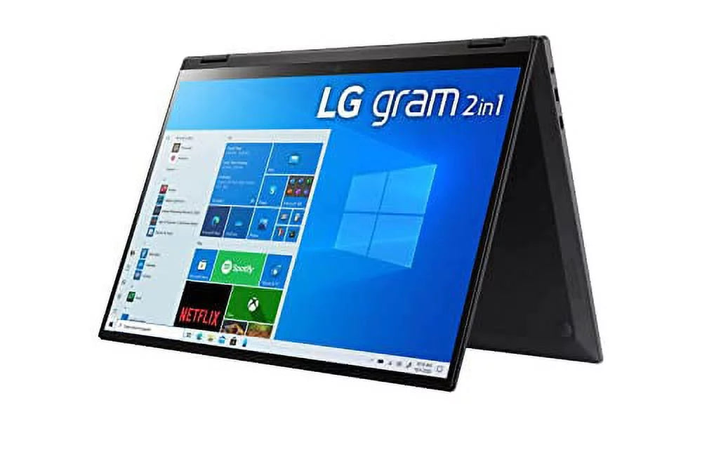 LG 2023 Gram 16" 2-in-1 Ultralight Laptop WQXGA IPS Touch Intel EVO i7-1260P 16GB LPDDR5 3TB(1+2TB) NVMe SSD Iris Xe Graphics WiFi AX Backlit Keyboard Fullday Battery Windows 10 w/Pen and RE USB