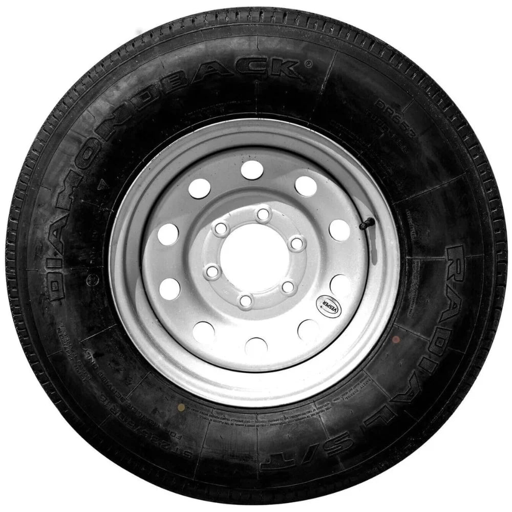 Container Nut EZY Wheels 6-Lug EZY Wheels Shipping Container Wheels + Trailer Tires + Shipping Container Jack Lug Combo, Made in USA, 5-Piece Bundle