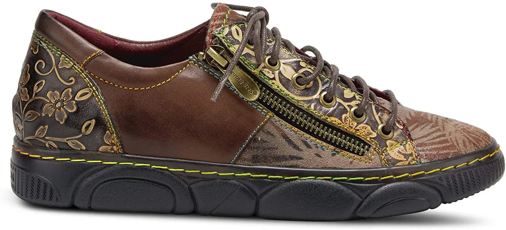 Spring Step LArtiste Gentlemen Danli Sneaker 5.5-6 Taupe Multi