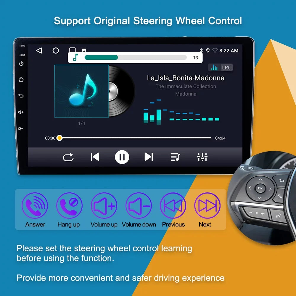 Carplay Android Car Stereo For Volkswagen Tiguan 2006 - 2016 GPS Navigation Audio Multimedia Player With Android Auto