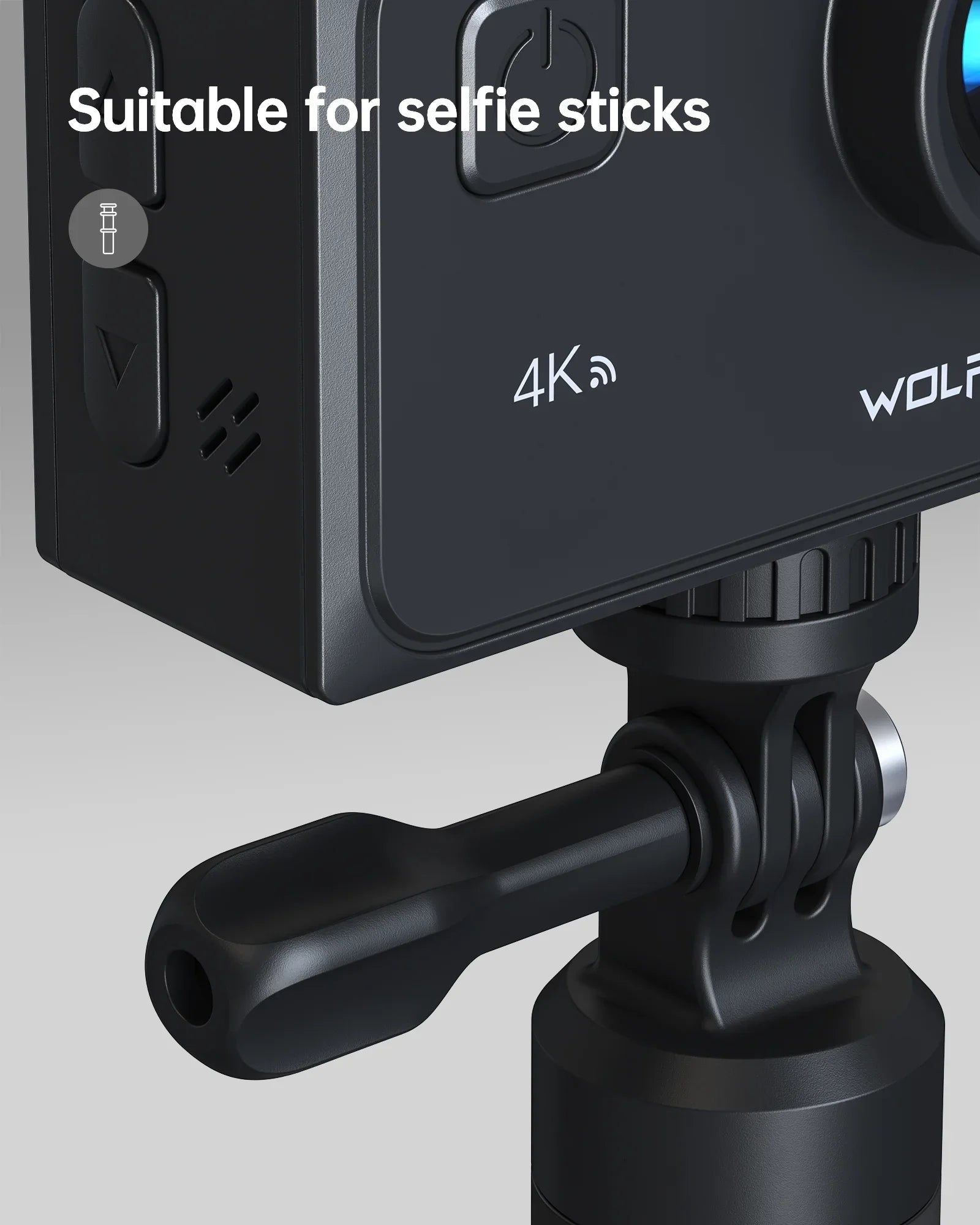 WF Action Cam 4K 60FPS 24MP Sport Camera 40M Underwater Camera Waterproof with Touch Screen Vlog Camera EIS Remote Control 170° Wide Angle