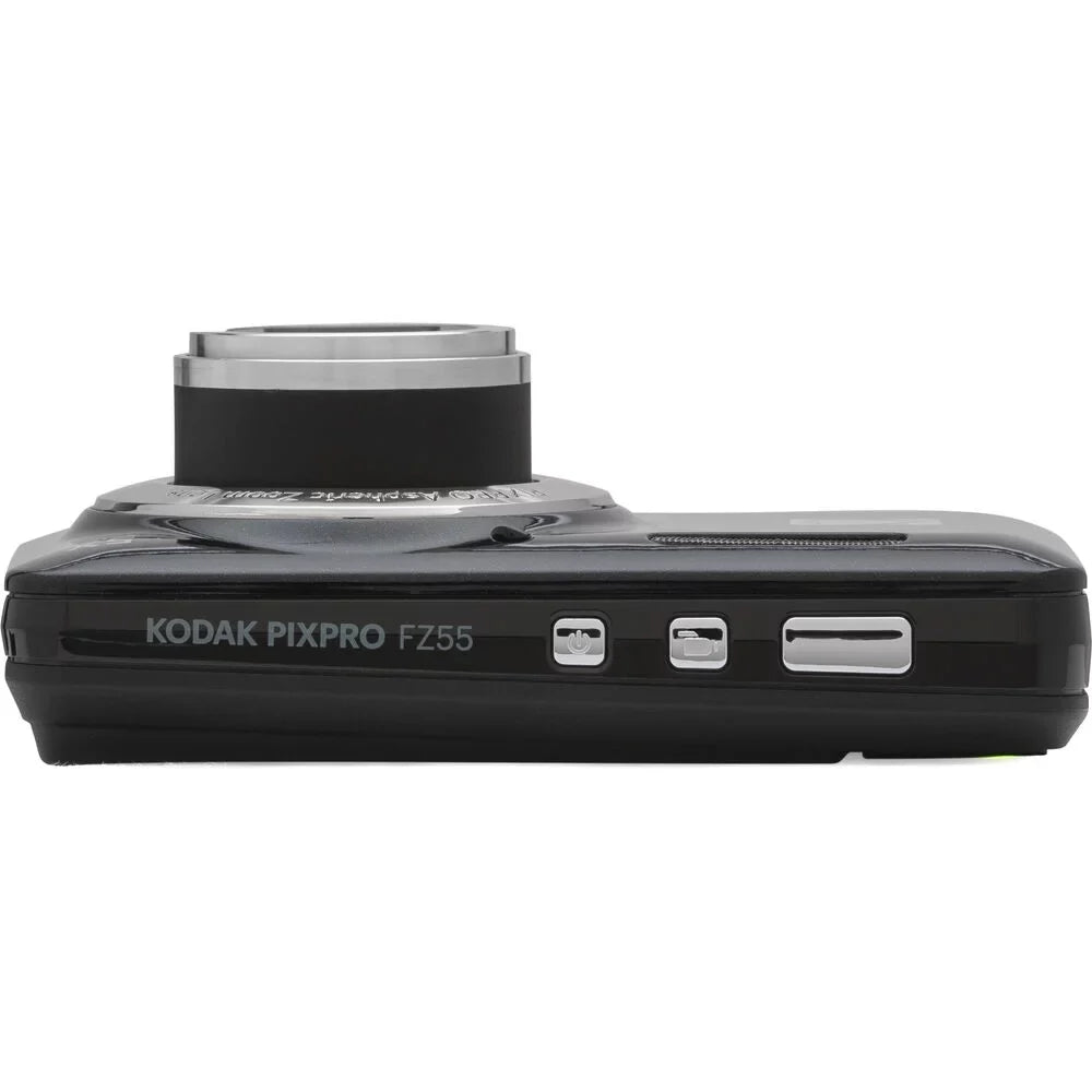 Kodak PIXPRO FZ55 Digital Camera Ebony Spider Tripod + Case - 64GB Kit