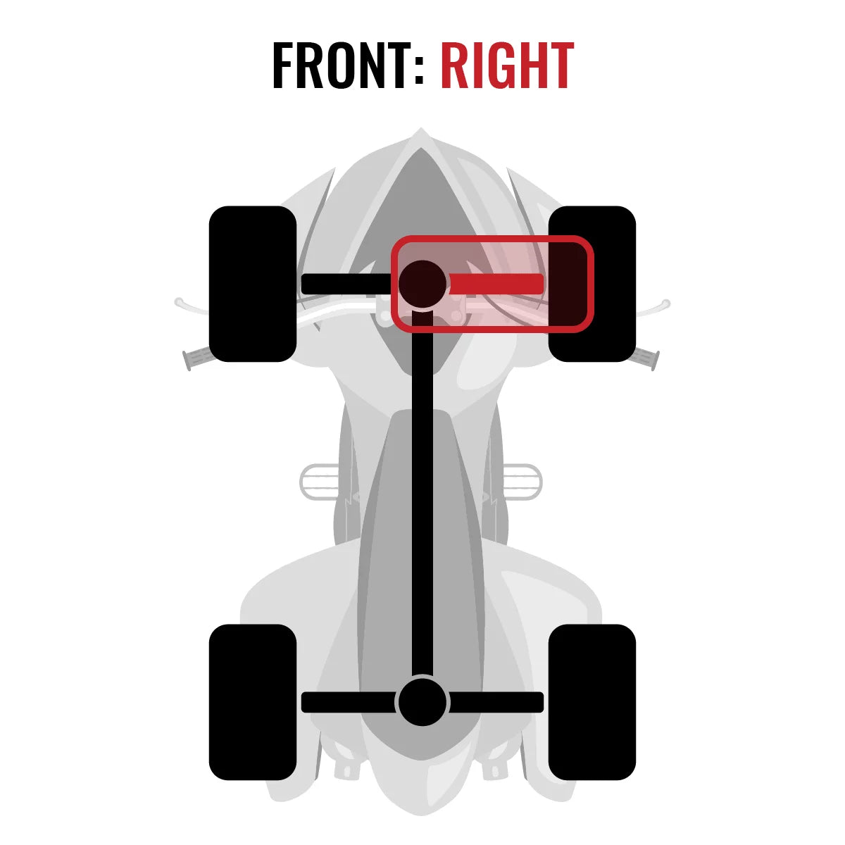 Sixity XTA Front Right Axle compatible with Yamaha YFM700 Grizzly FI 4x4 Auto EPS SE 2014-2015