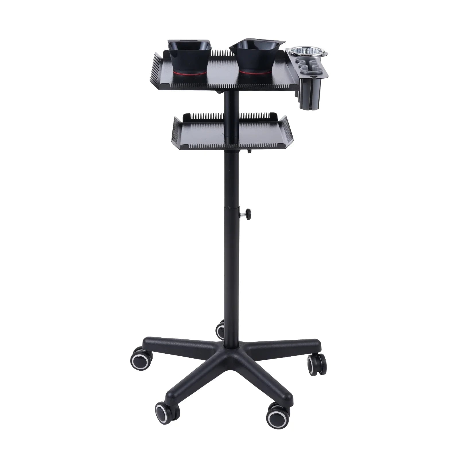 Bestauty Trolley,Station Hair Movable Cart Salons Stand Movable Salon Stand Hair Hair With 2 Adjustable Beauty Salon Clinic 2 Adjustable Salon On Wheels 2-tier Salon Cart Beauty Adjustable Salon Cart