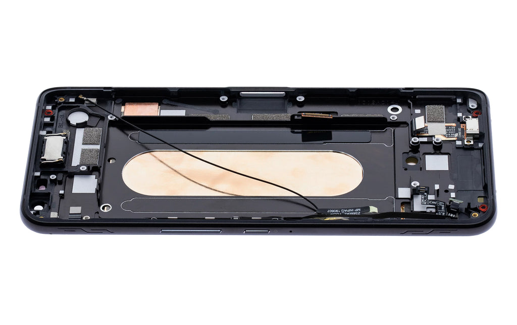 Gentlemen OLED Assembly With Frame Compatible For Asus ROG Phone 2 (ZS660KL) (Refurbished) (Matte Midnight