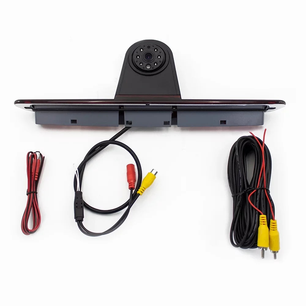 Brake Light Backup Camera Yabuy 7in Brake Light Backup Camera for Mercedes-Benz Sprinter/ Crafter Vans LED Light Parking (with Monitor)