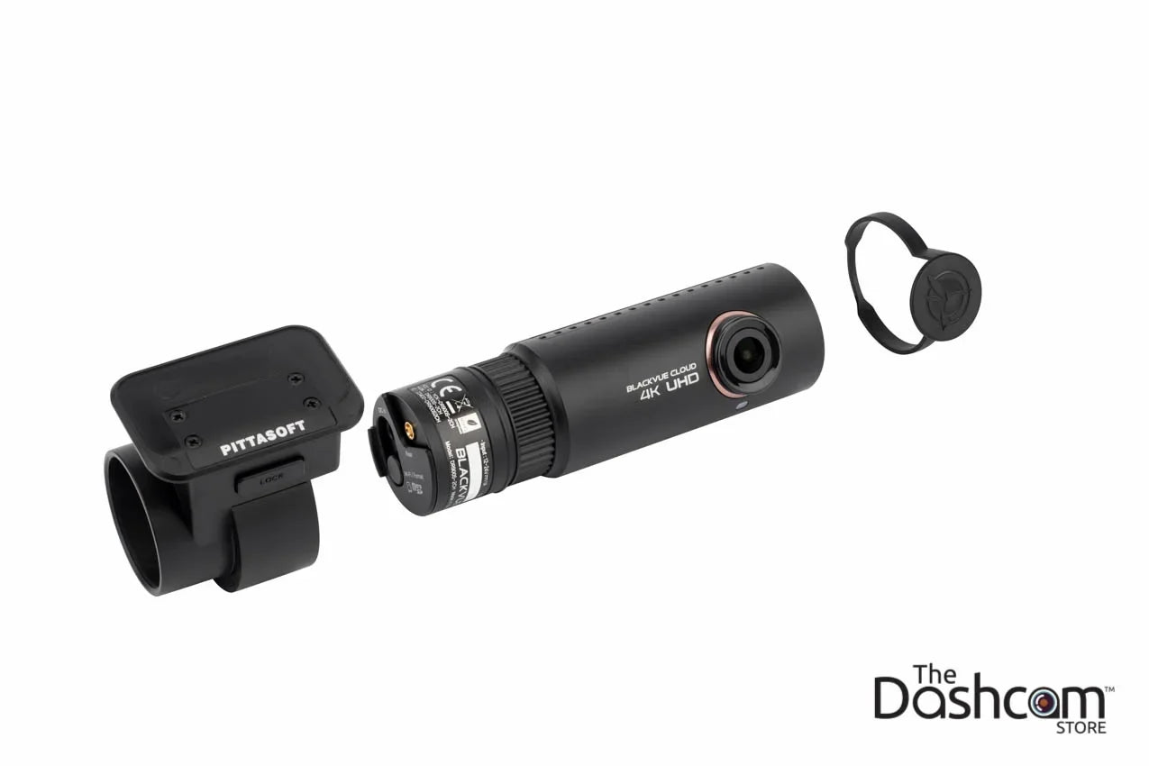 Midnight DR900S-2CH Dual Lens 4K GPS WiFi Cloud-Capable Dashcam for Front and Rear w/ 64 GB Memory Card