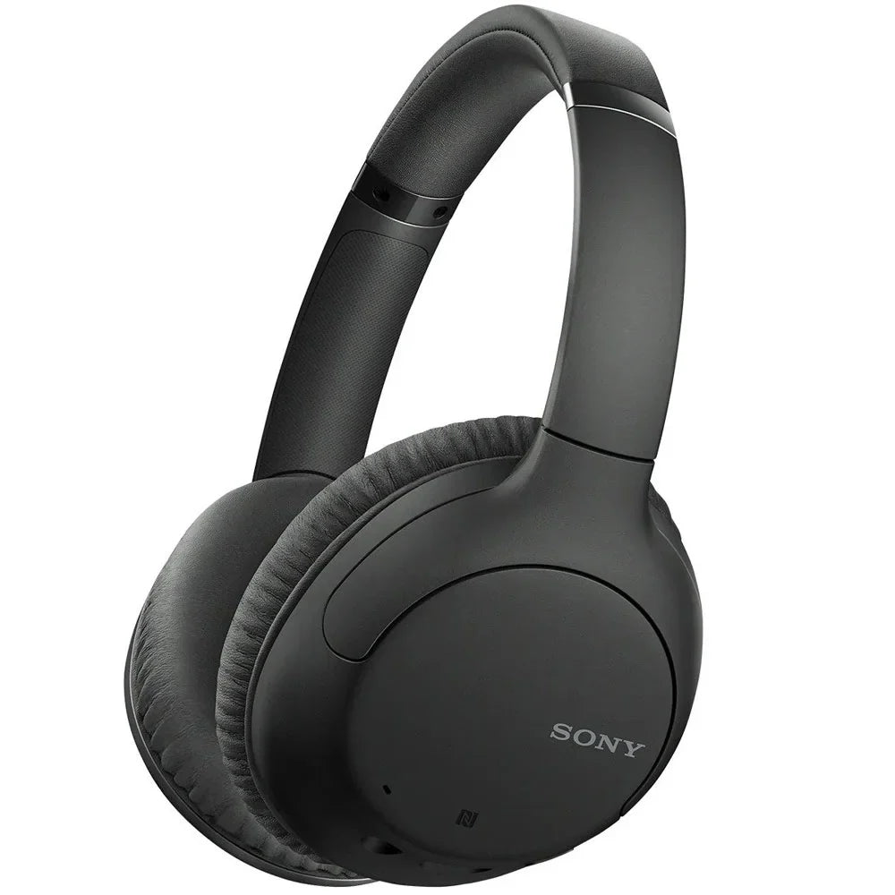 Sony WH-CH710N Wireless Noise-Canceling Headphones Bundle with Deco Gear Headphone Case and Stand for the WHCH710N Model Headphones Midnight