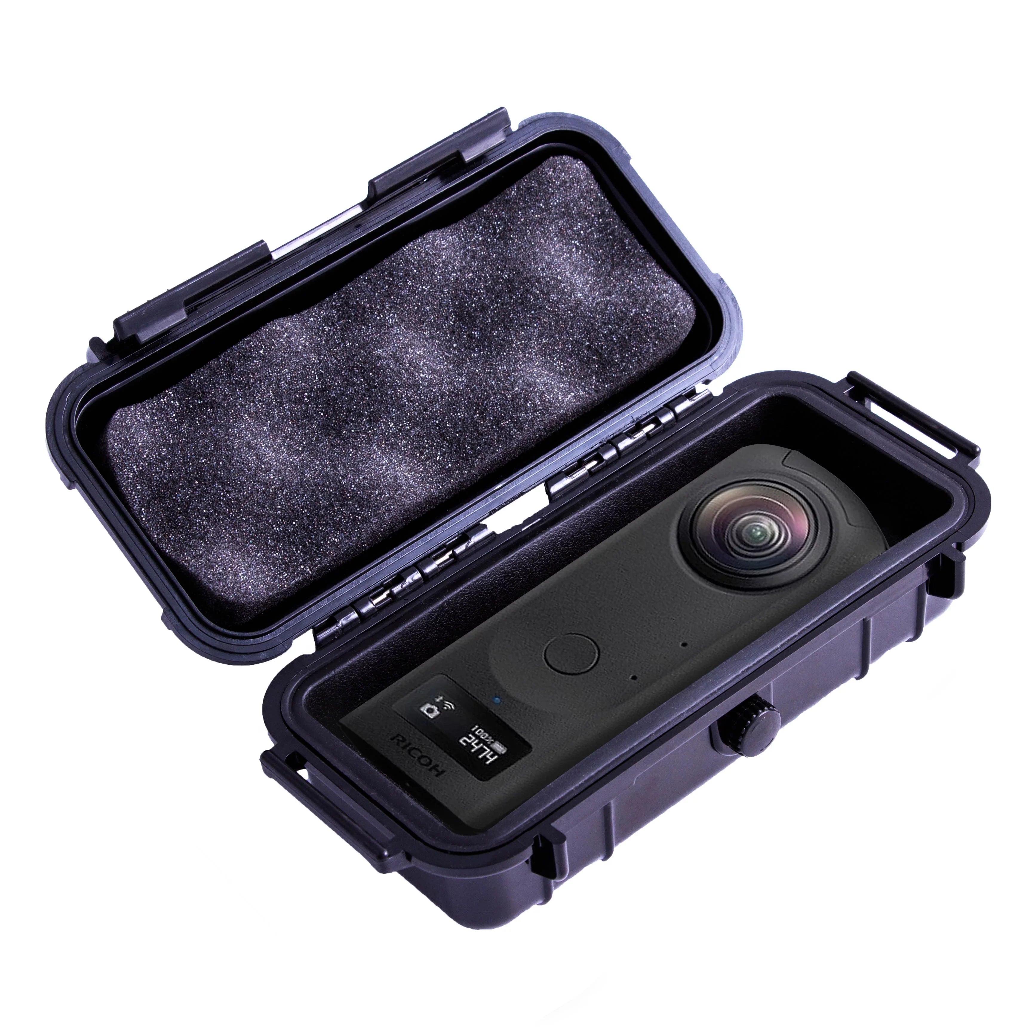 Casematix 7 Inch Waterproof 360 Action Camera Case Compatible with Ricoh Theta Z1 360 Degree Camera