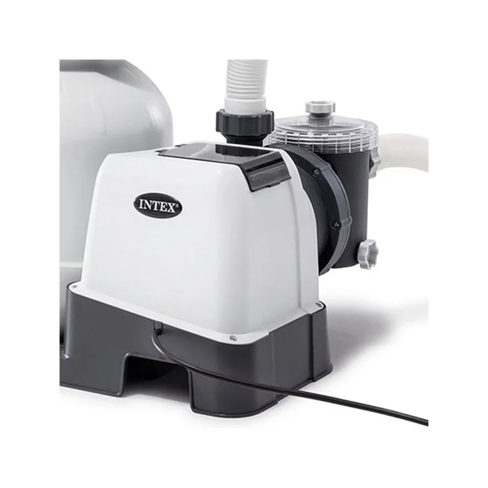 Intex 2100 GPH Sand Filter Pump, Deluxe Pool Maintenance Kit, & Pool Skimmer
