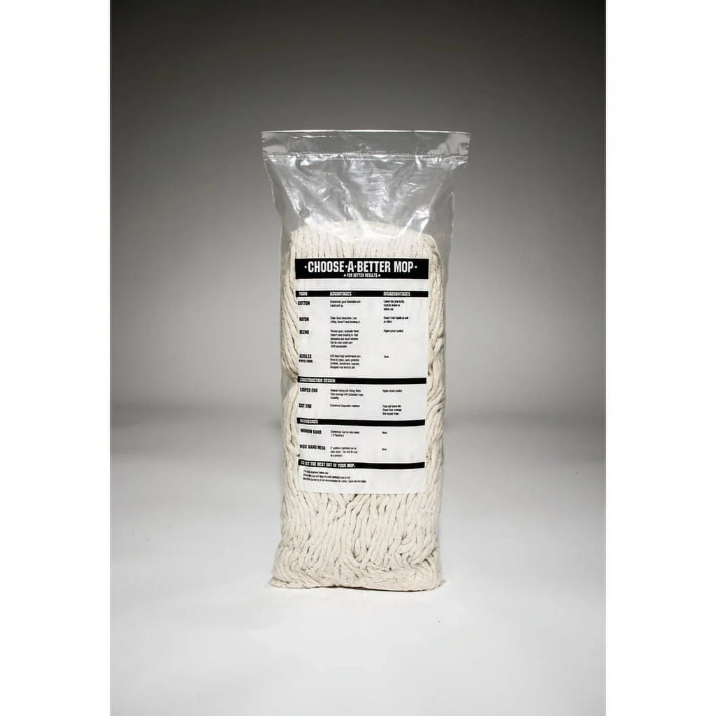 Elite Mops and Brooms Cut Termination Cotton Yarn 32 Ply # 16 Bagged Case of 6