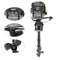 7.5 HP Heavy Duty Outboard Motor Fishing Boat Engine Water Cooling System 196CC