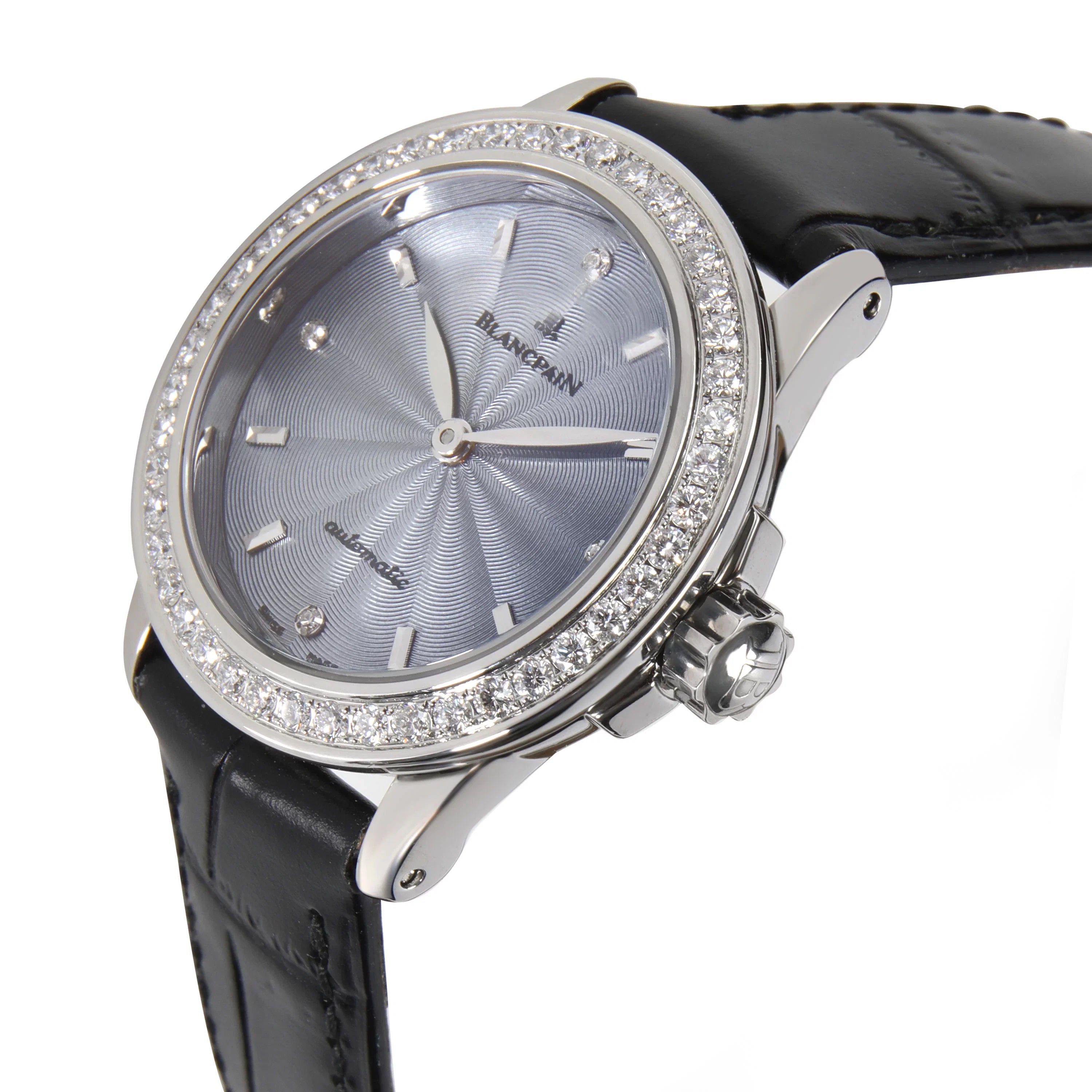 Blancpain Léman 2102 Individuals Watch in Stainless Steel Pre-Owned
