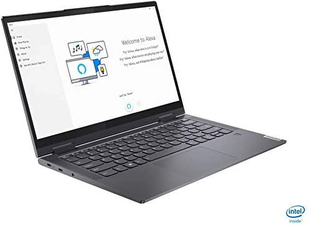2021 LENOVO Yoga 7i 2-in-1 Laptop 14 inch FHD Touchscreen 11th Core i7-1165G7 EVO Iris Xe Graphics 12GB DDR4 512GB NVMe SSD WI-FI 6 Win 10 Pro Fingerprint Backlit Keyboard w/ Final Point 32GB USB Drive
