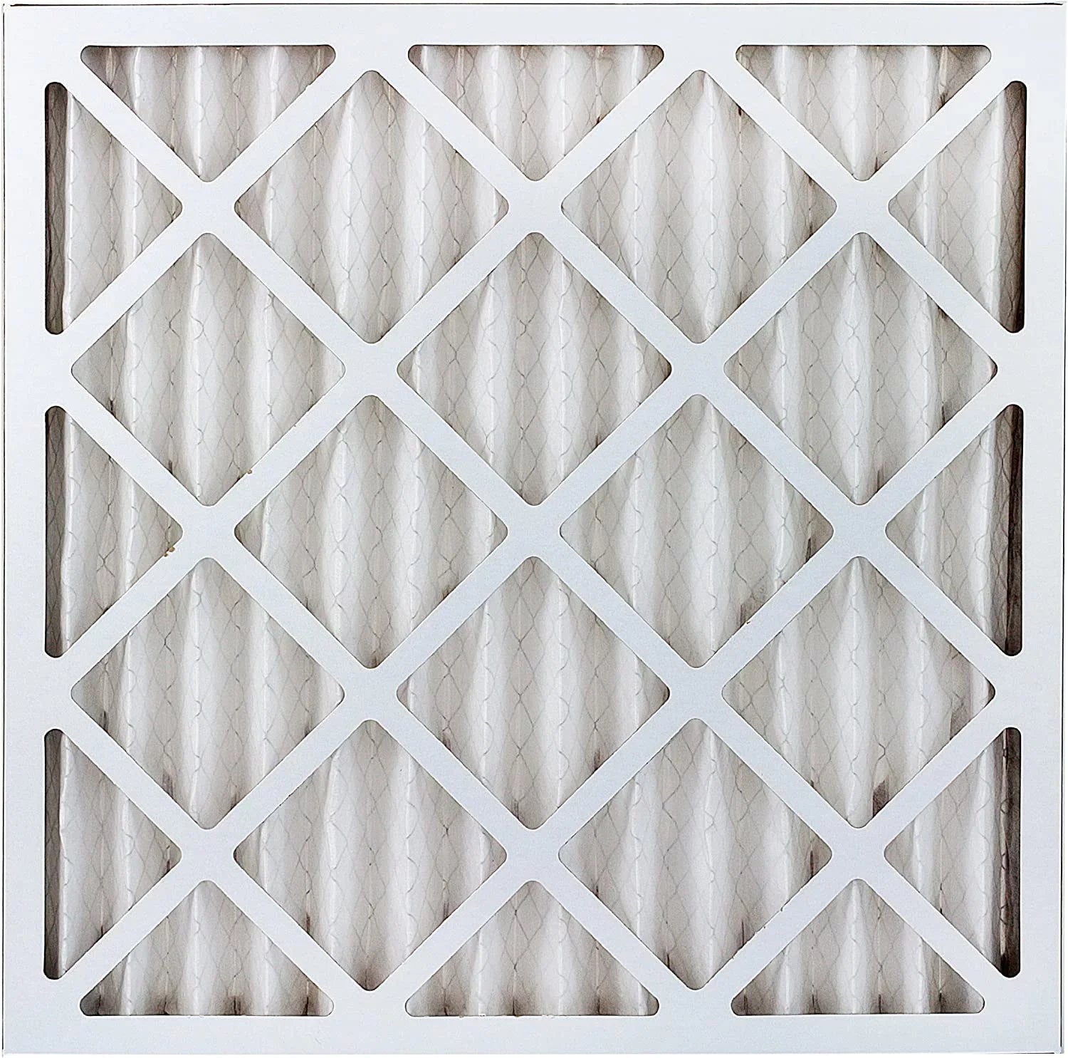 Filterbuy 24x24x2 MERV 8 Pleated HVAC AC Furnace Air Filters (3-Pack)