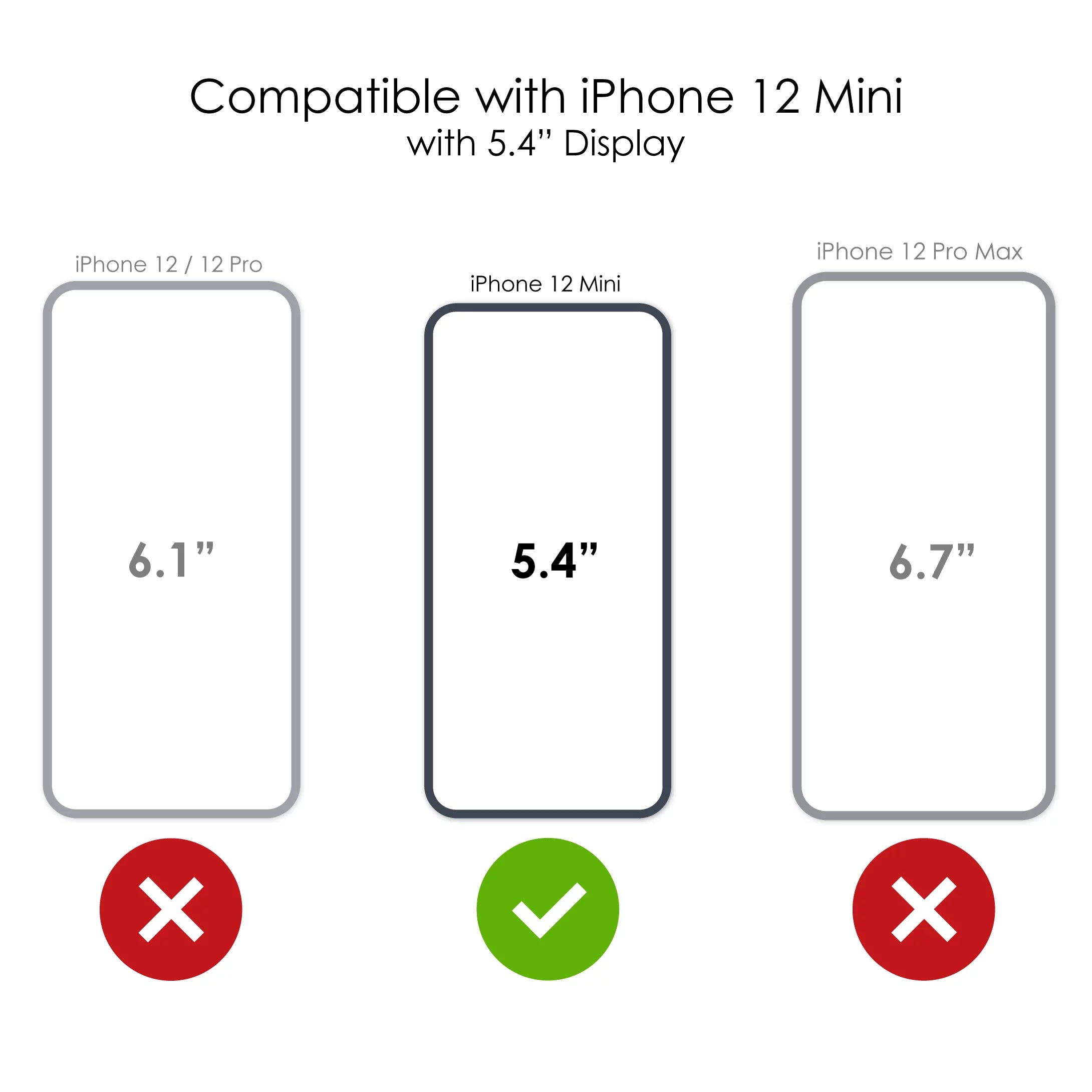 DistinctInk Clear Shockproof Hybrid Case for iPhone 12 MINI (5.4" Screen) - TPU Bumper Acrylic Back Tempered Glass Screen Protector - CEO,000,000 Entrepreneur 3 commo