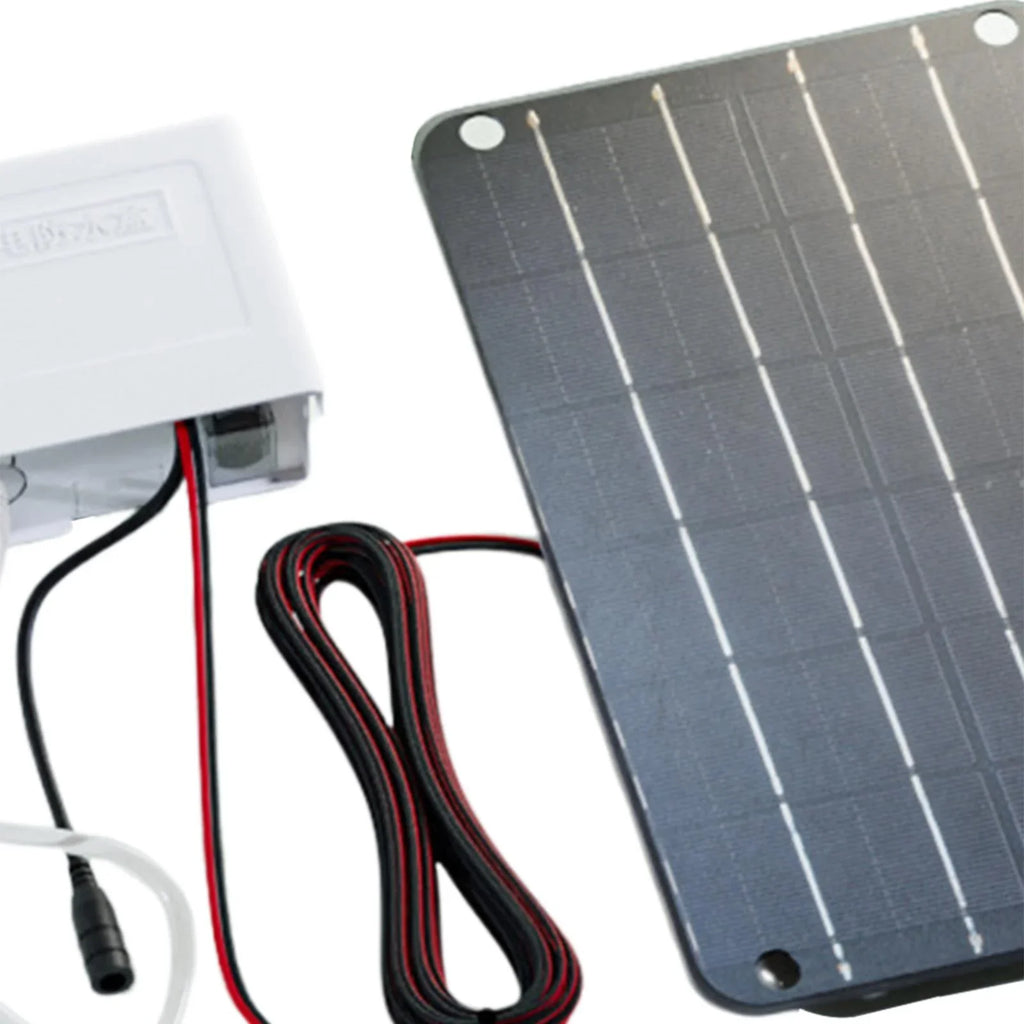 koolsoo Solar Air Pump,Aquarium Air Pump Oxygenator Silent Eco Termination Solar Pond Aerator Solar Powered Pond Pump for Hydroponics