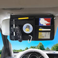 MDSTOP Molle Visor Panel Organizer Tactical Webbing Compatible Vehicle Sun Visor Cover Car Sunshade Storage Holder Pouch Fits for Cars, Trucks, Suvs, Pickups Dark 7"x12")