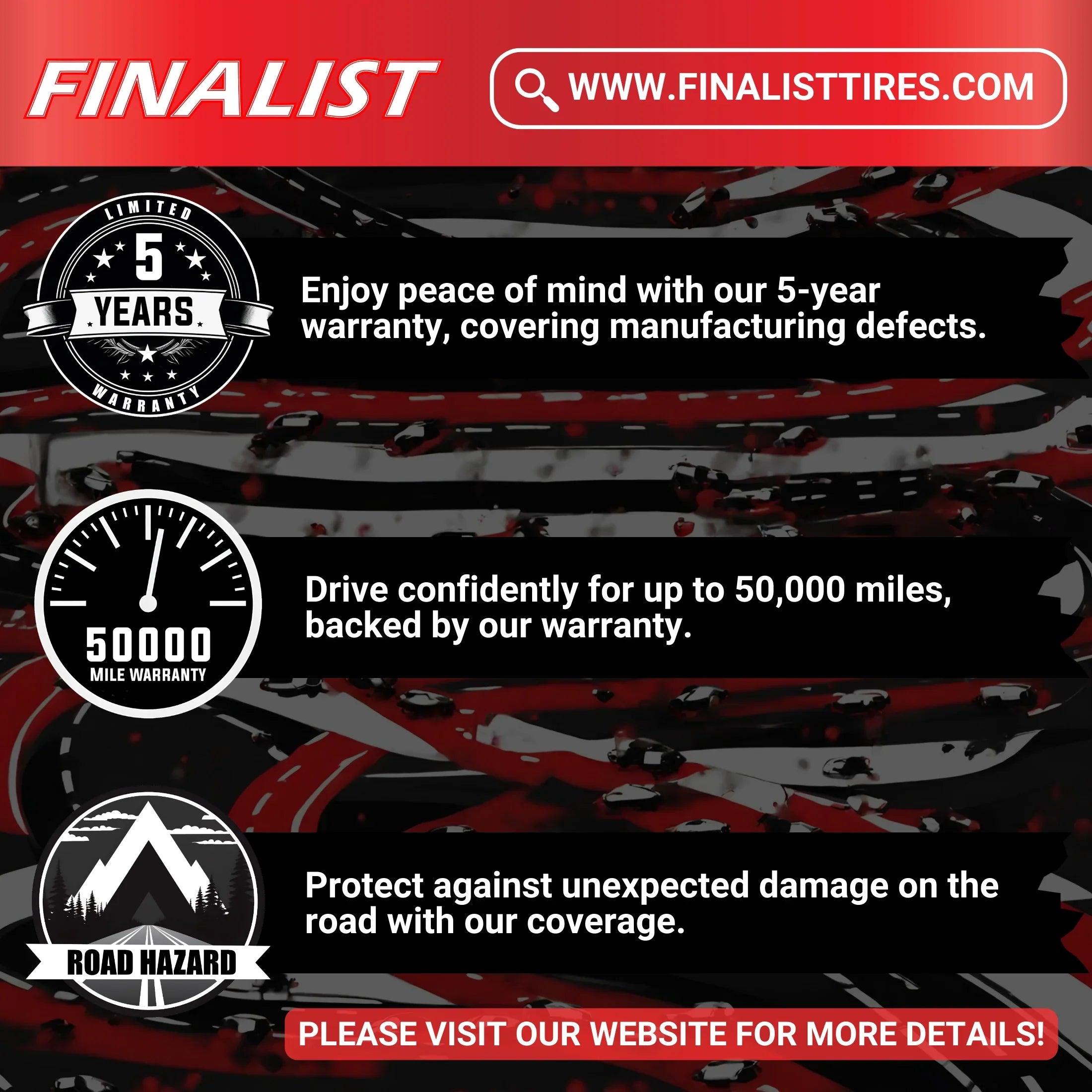 Finalist Terreno A/T LT235/85R16 10 Ply 120R Load Range E SUV Light Truck All Season All Terrain Tire 235/85/16 (Tire Only)