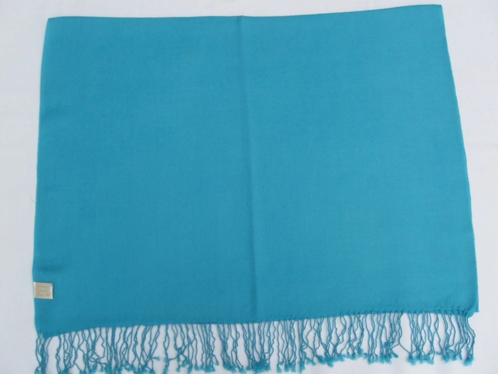 Scarf/Scarves/Shawl/Shawls/Stole/Wrap/Pashmina Scarf/Pashmina Shawl/Cashmere/Cashmere Scarf/Wool/Silk (Turquoise)
