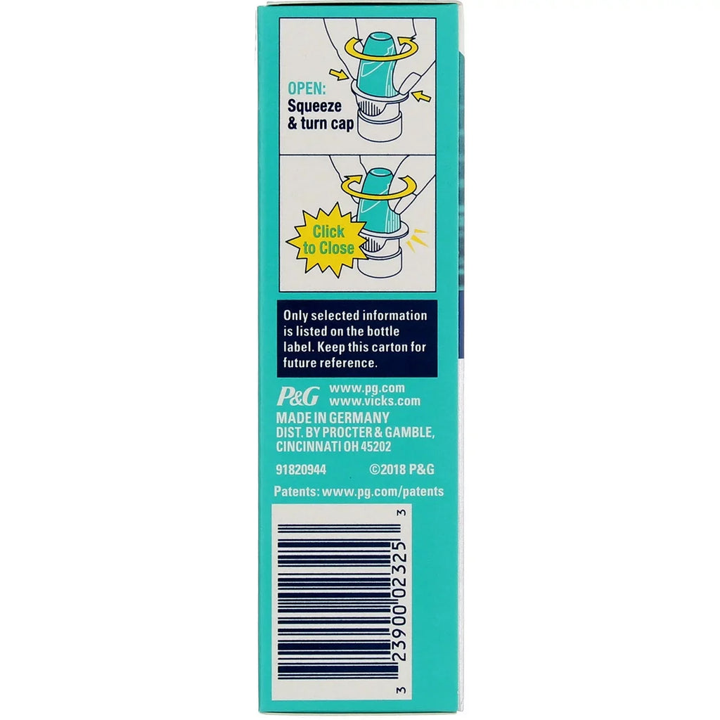 Vicks Sinex Severe Nasal Decongestant, Ultra Fine Mist with Individuals 0.50 oz (Pack of 4)
