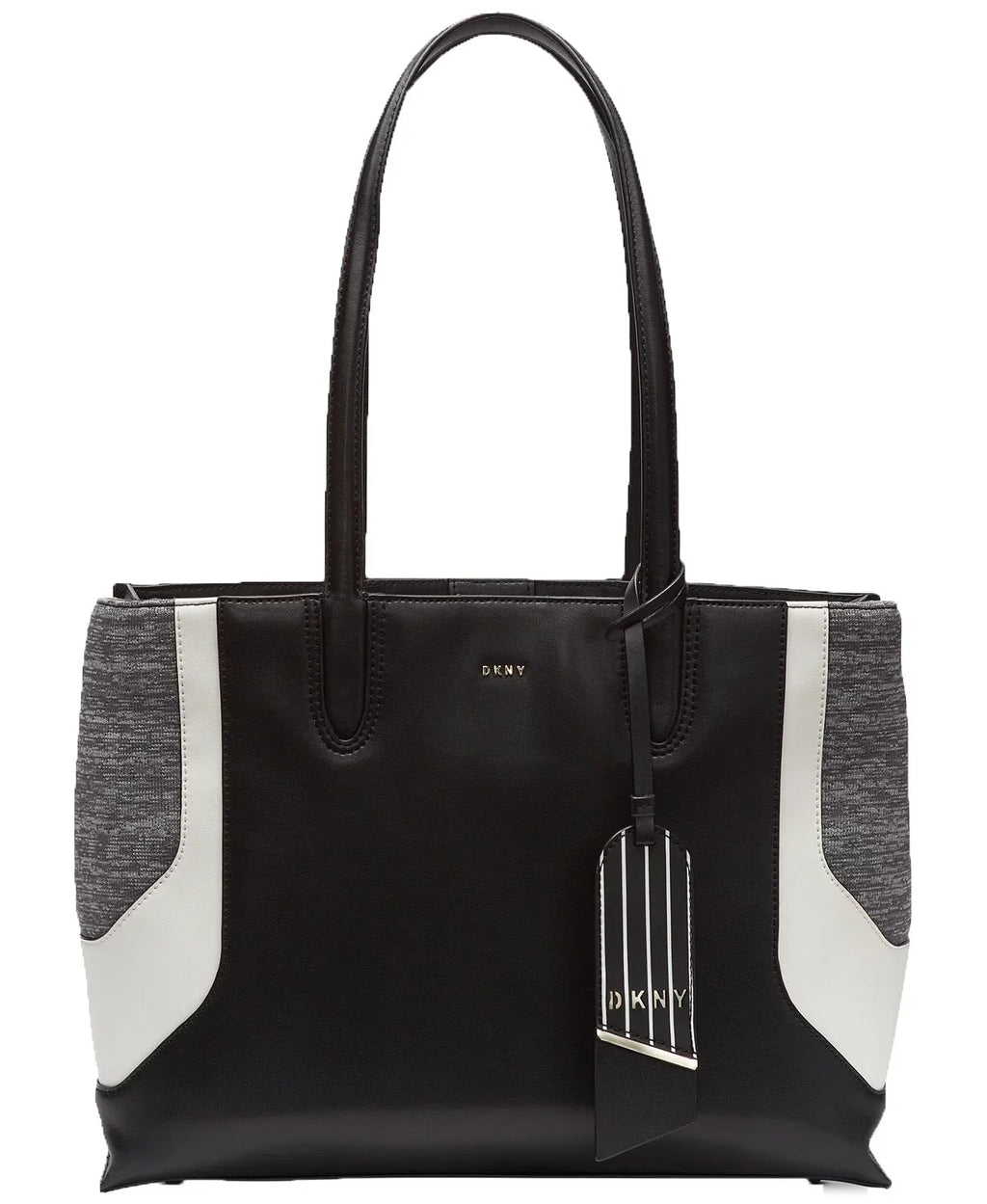 DKNY Jade Wide Handbag Tote Ebony