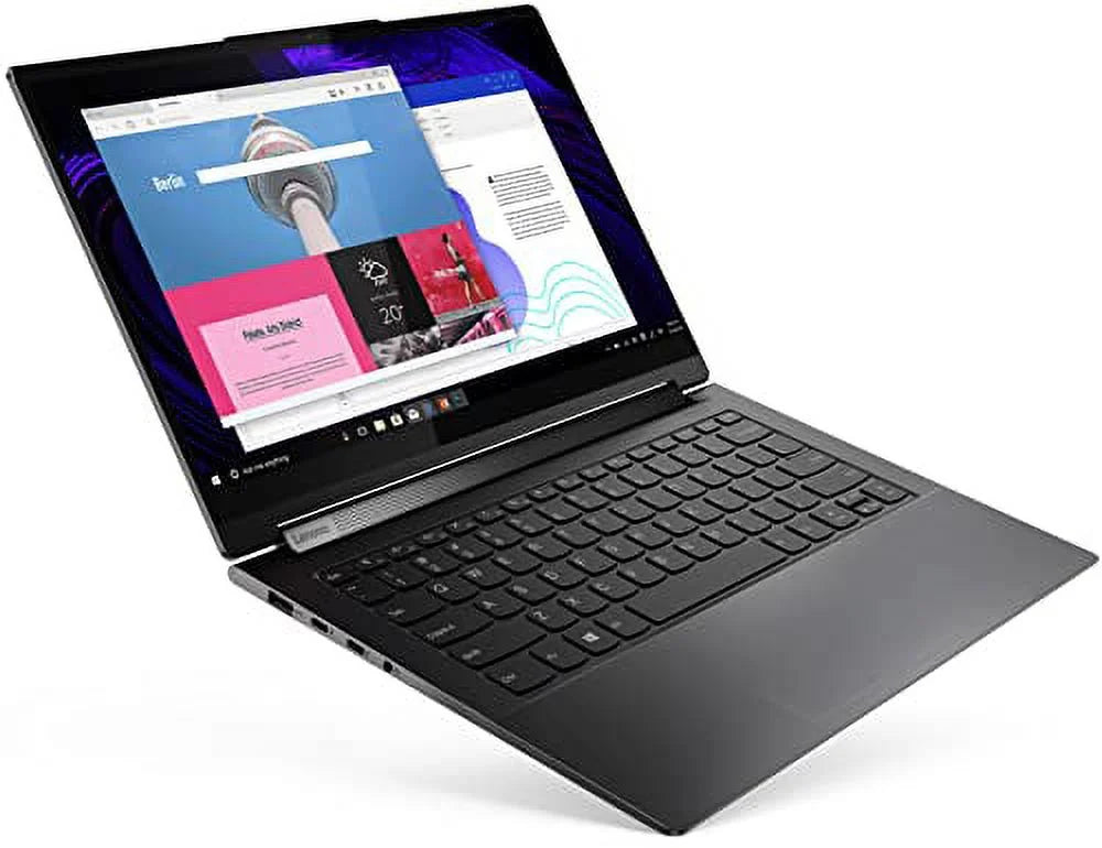 Lenovo 2022 Yoga 9i -14.0" FHD Touchscreen IPS 2-in-1 Laptop (Intel i7-1185G7 4-Core, 8GB RAM, 1TB PCIe SSD, Intel Iris Xe, Backlit KYB, Fingerprint, WiFi 6, BT 5.1, HD Webcam, Win 11 Pro) w/Hub
