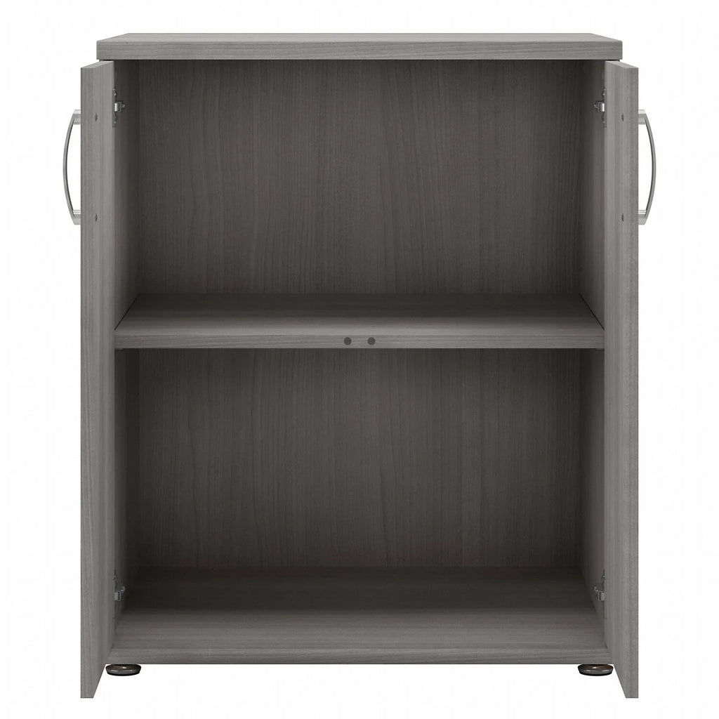 Maykoosh Classic Charm Garage Storage Cabinet With Doors And Shelves In Platinum Gray