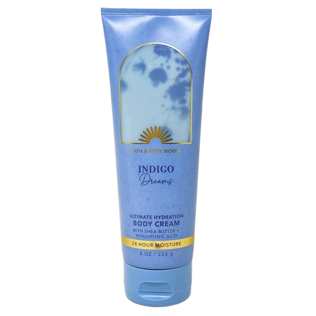 Bath and Body Works Indigo Dreams Ultimate Hydration Body Cream 3 Piece Set - 8 oz / 226 g each