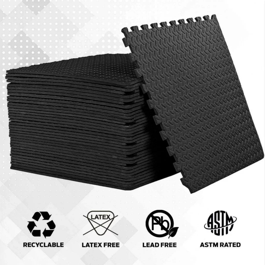 Flooring Puzzle Exercise Mat with High Quality EVA Foam Interlocking Tiles