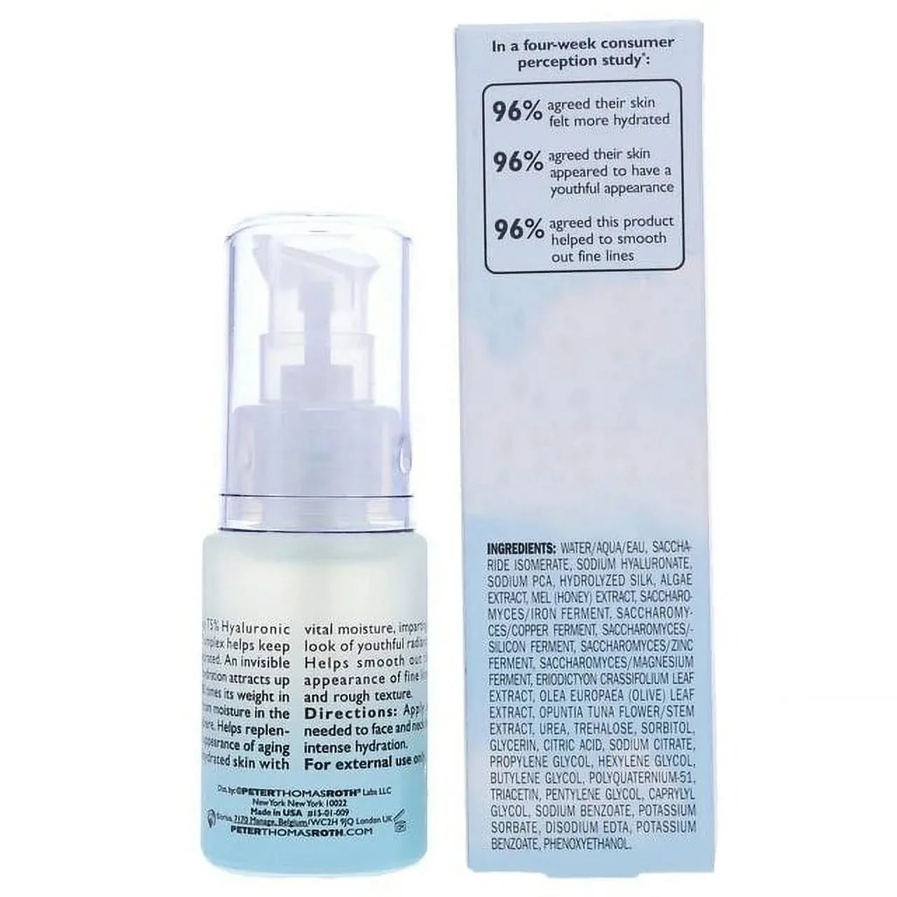 Peter Thomas Roth Water Drench Hyaluronic Anti Aging Cloud Serum for Dry and Oily Skin 1 oz