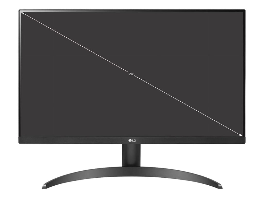 LG 24" 24QP500-B 2560 x 1440 QHD 2K IPS 75Hz HDR10 AMD FreeSync HDMI DisplayPort VESA Tilt Monitor