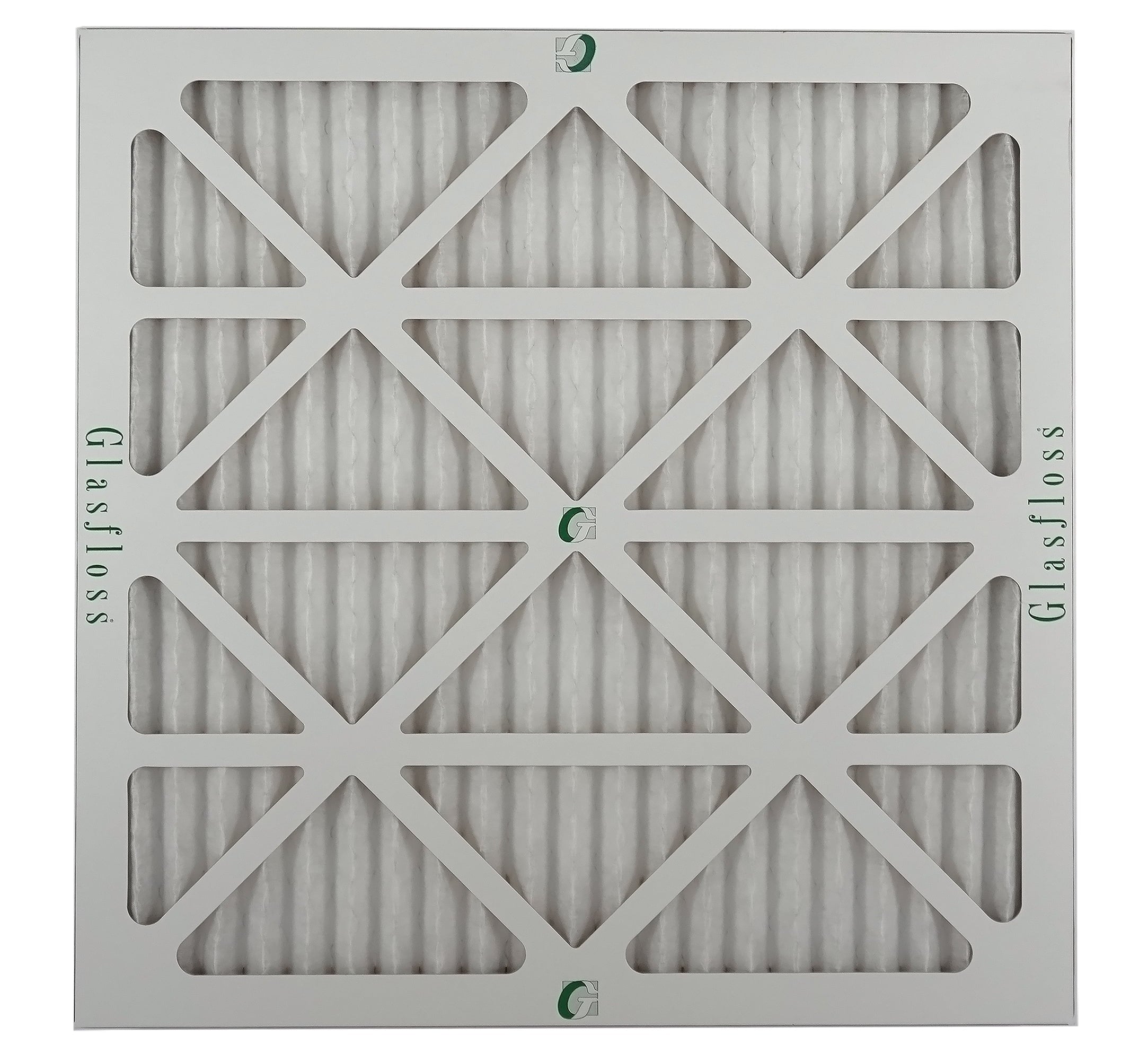 Glasfloss Air Filter 24x25x2 - 2" MERV 10 - (Pack of 4) - Pleated AC or HVAC Air Filter - Furnace Air Filter - Home or Office - Made In The USA.