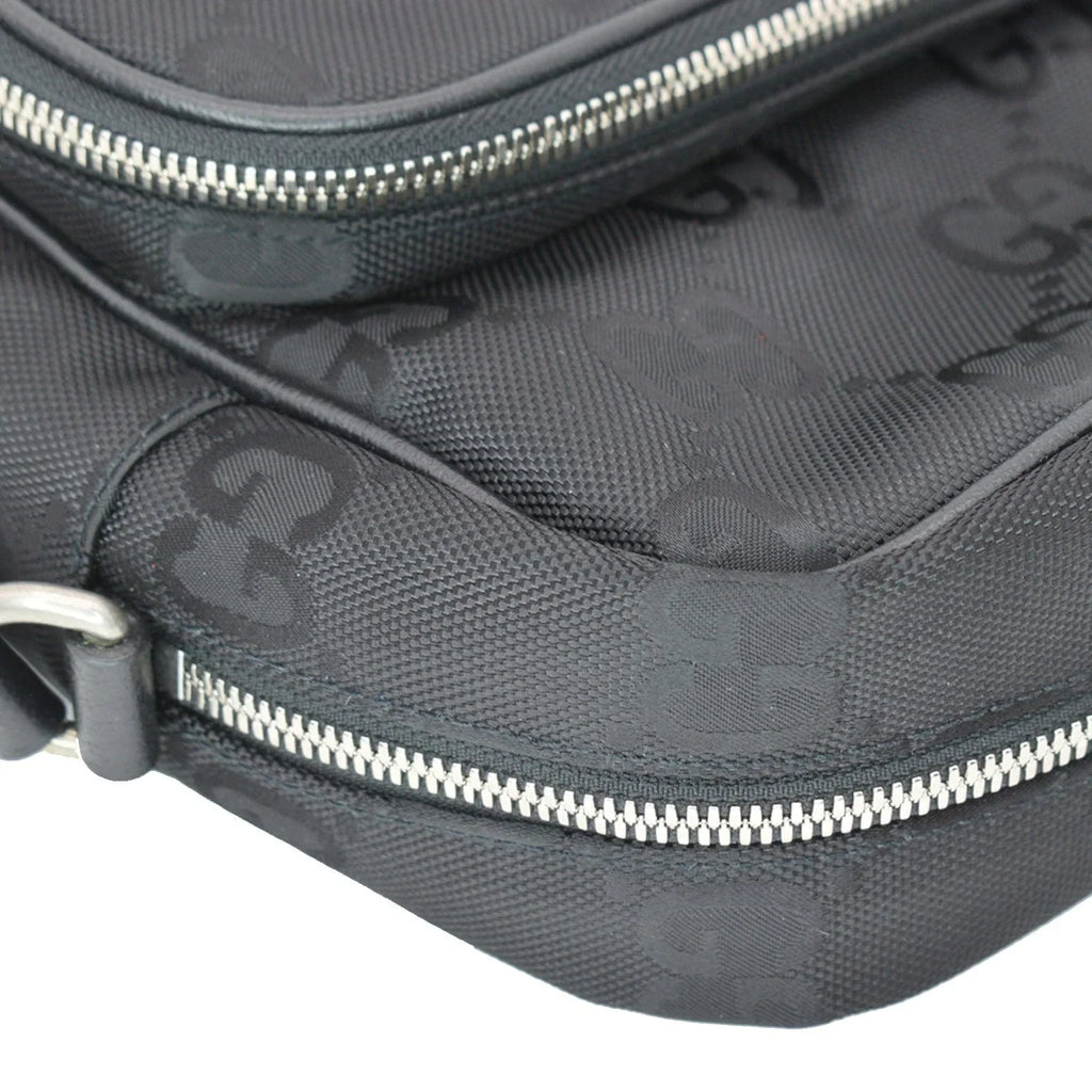 Pre-owned GUCCI Off The Grid GG Monogram Nylon Shoulder Bag Midnight 625858